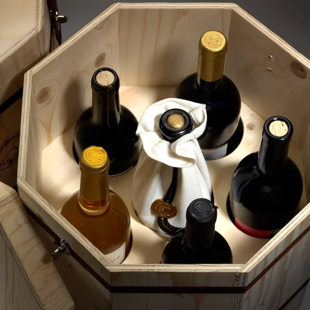 Das Winzer-Set von Vitis Antiqua in der Holzbox